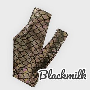 BLACKMILK MERMAID LEGGINGS CHORME XXS